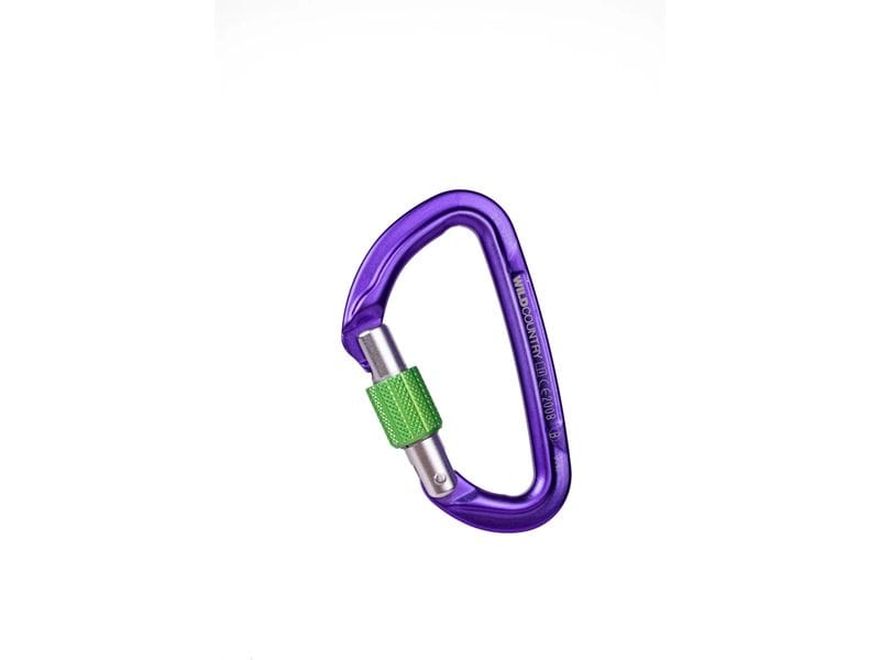Wild Country Carabiner Session Screw Gate Lila Karabiner mit Schraubverschluss