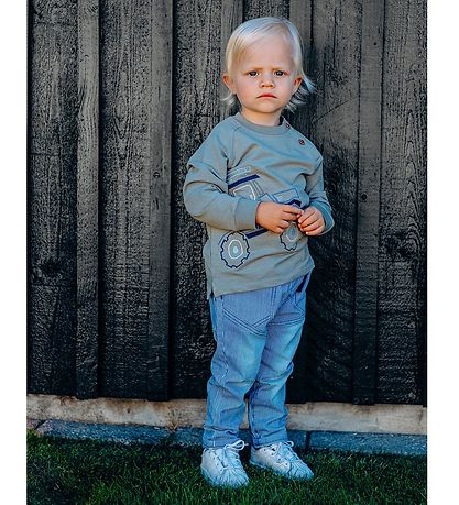 Hust and Claire Hosen - Junior - Blau/Weiß gestreift