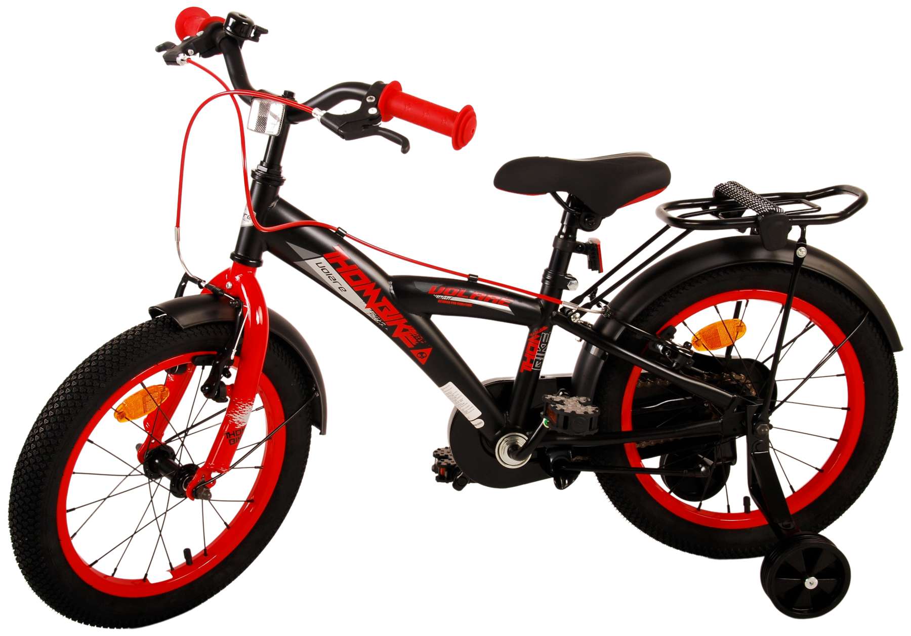 TPFSports Thombike Kinderfahrrad - Jungen - 16 Zoll - Rücktritt + Handbremse - Blau