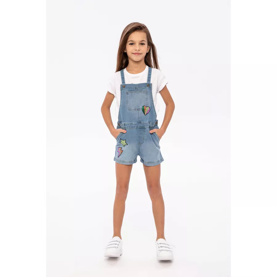 MINOTI Jeanslatzhose Denim-Blau