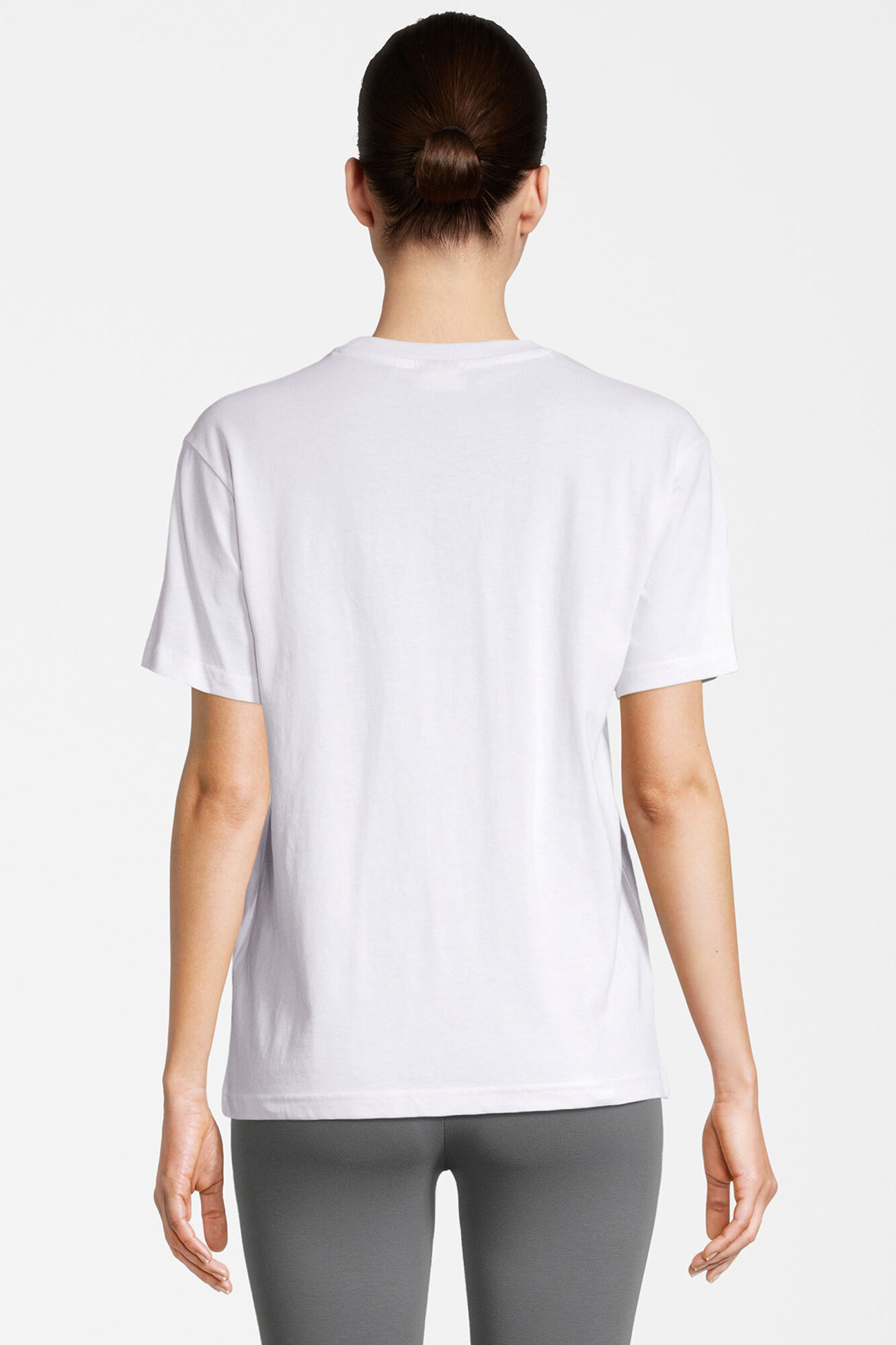 Camiseta básica feminina de manga curta Fila