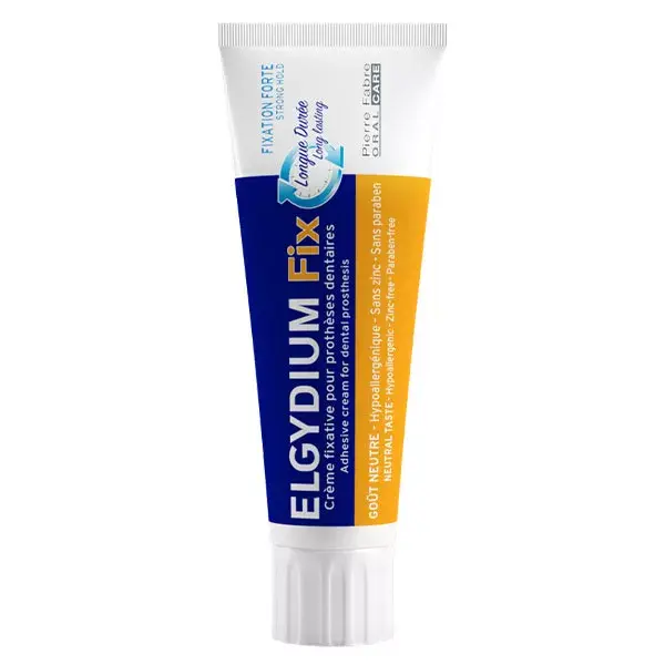 Creme adesivo para dentaduras Elgydium Fix Strong 45g