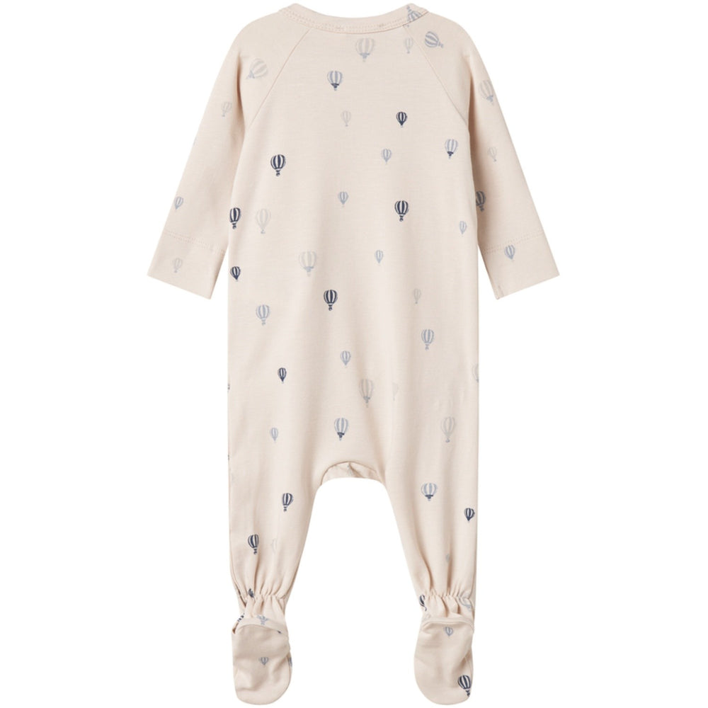 Køb MarMar New Born Modal Smooth Print Air Balloon Rubello Onesies