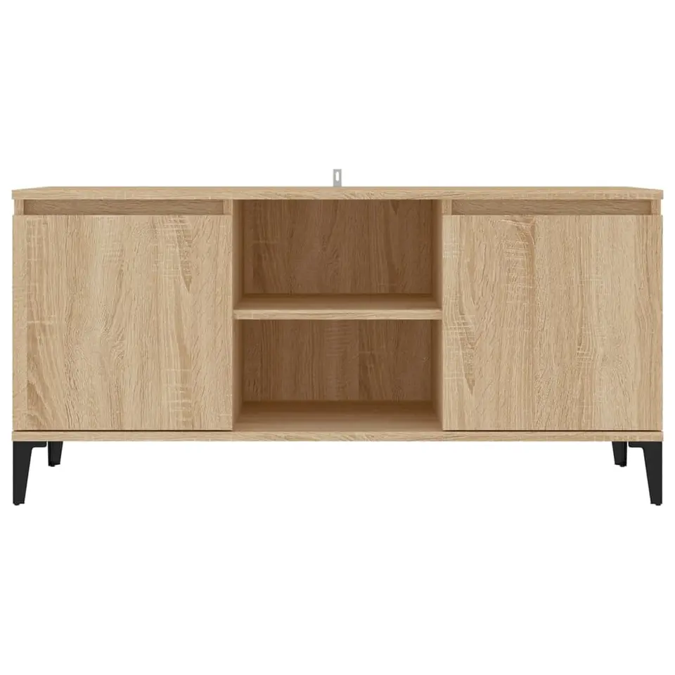 vidaXL - Tv-kast - Bruin - Bewerkt hout