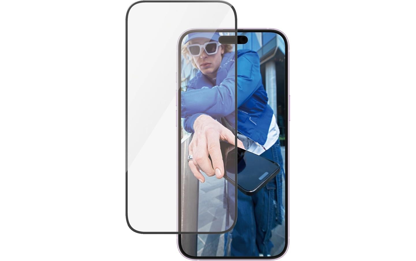 Displayschutz Ultra Wide Fit iPhone 15 Plus/16 PlusDisplay-Schutzfolie für das Apple iPhone 15 Plus/iPhone 16 Plus
