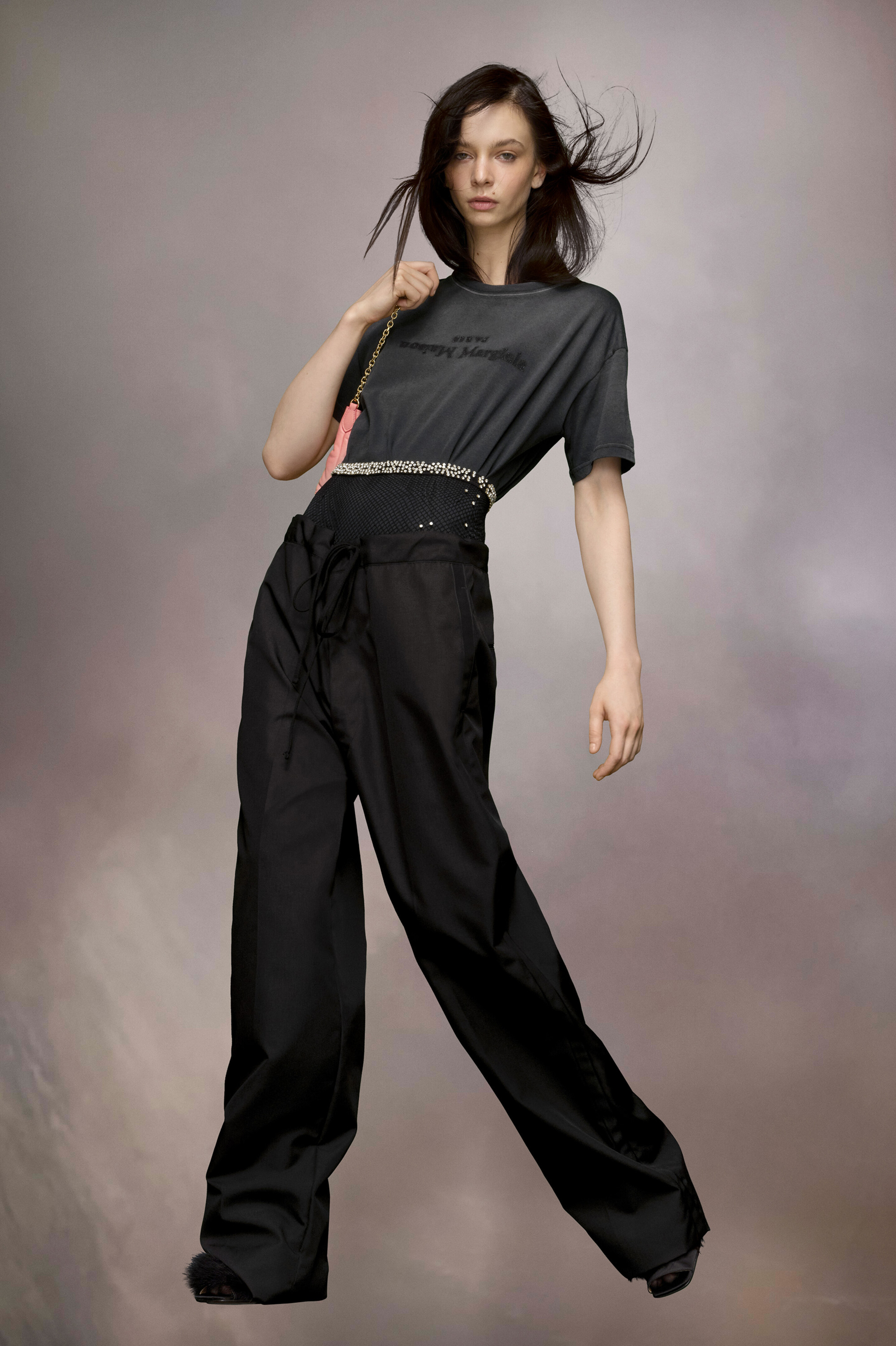 Pantalon avec lien à la taille