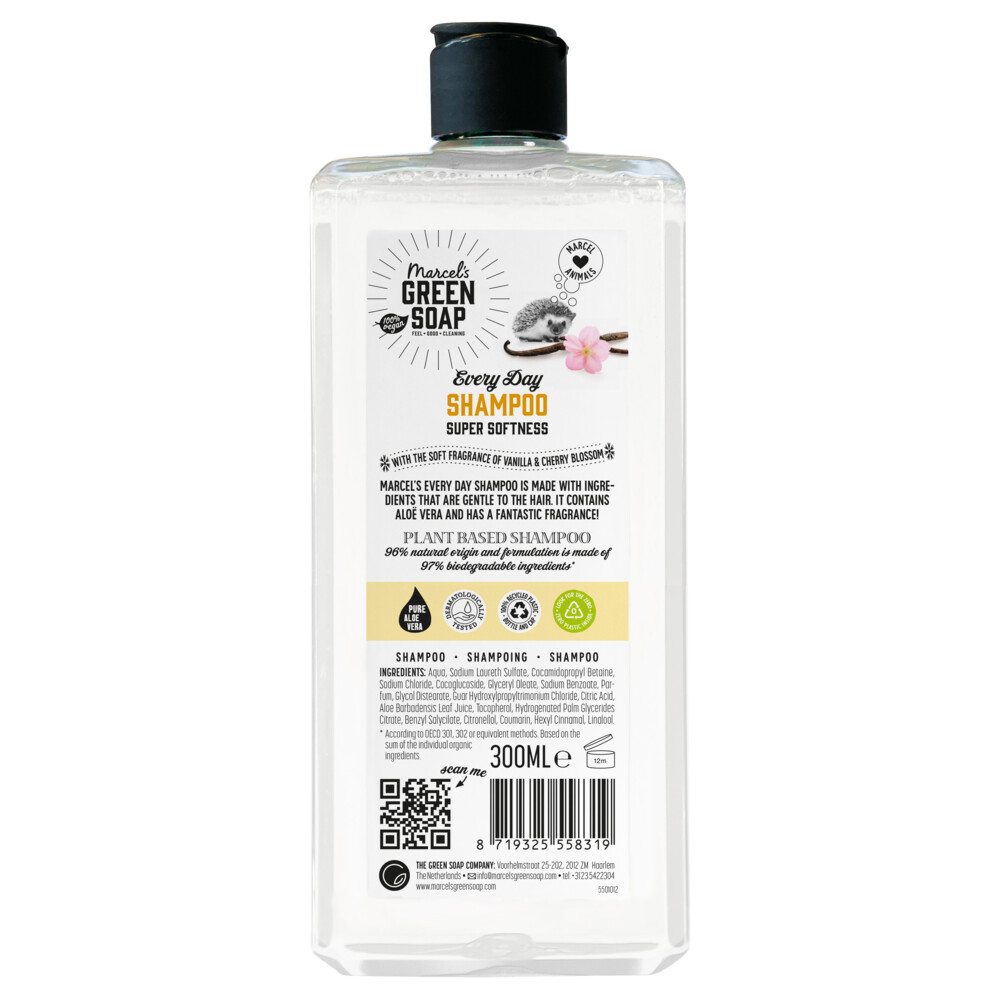 Marcel's Green Soap Every Day Shampoo Vanilla & Cherry Blossom300 ml