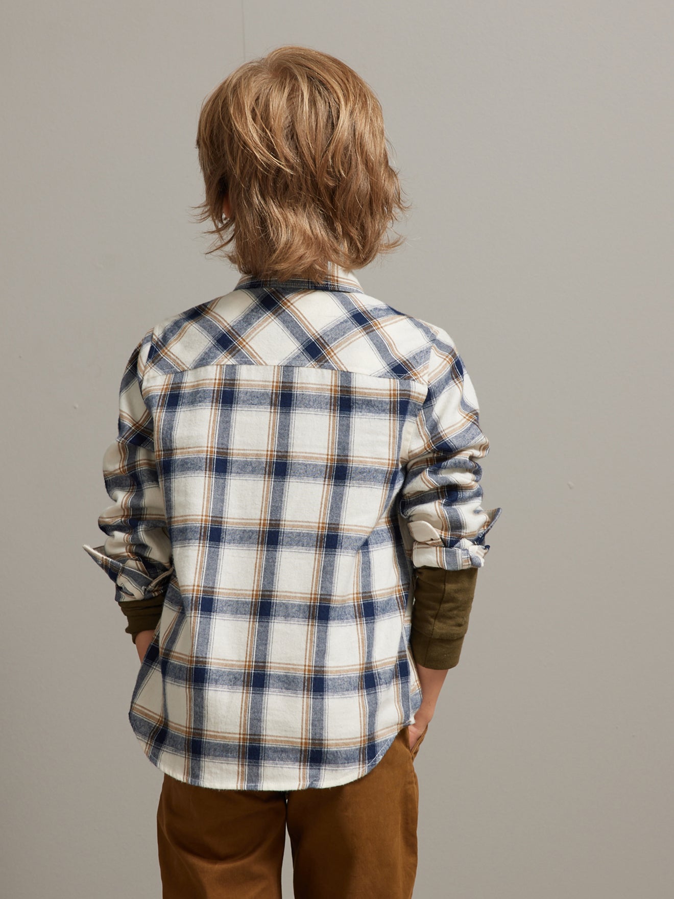 Chemise Garçon grands carreaux