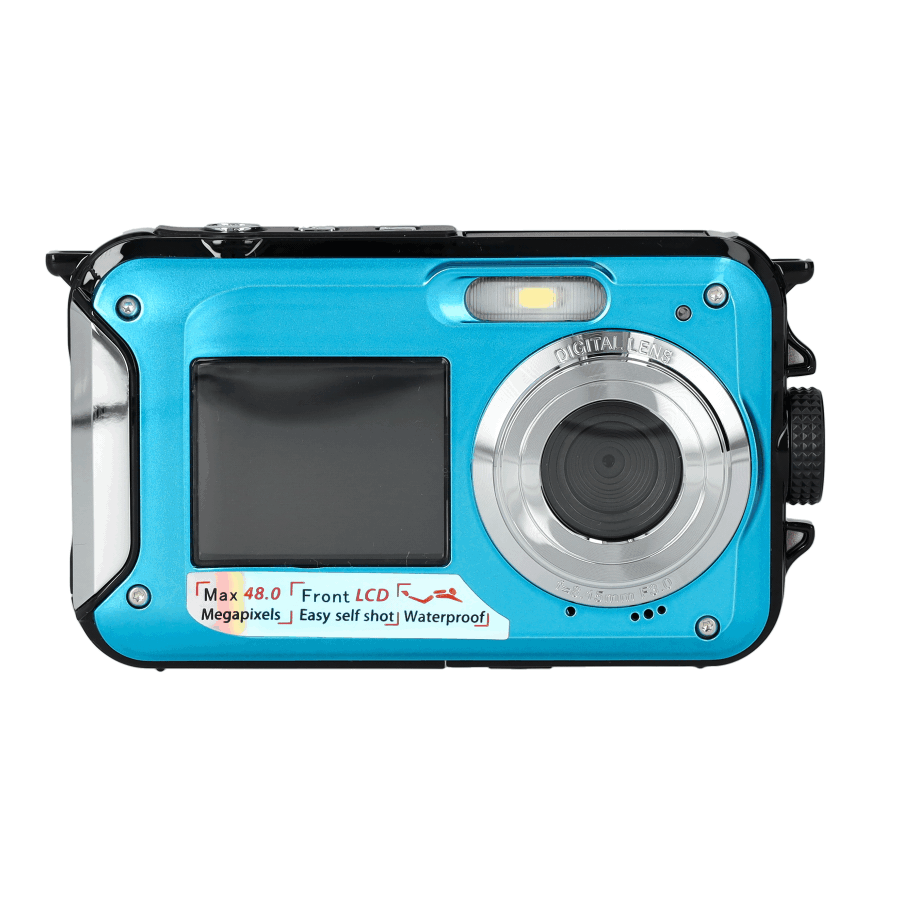 48MP Unterwasser Kamera Fotoapparat Digitalkamera 16-fach Digital Zoom LED Licht mit Dual 2.7