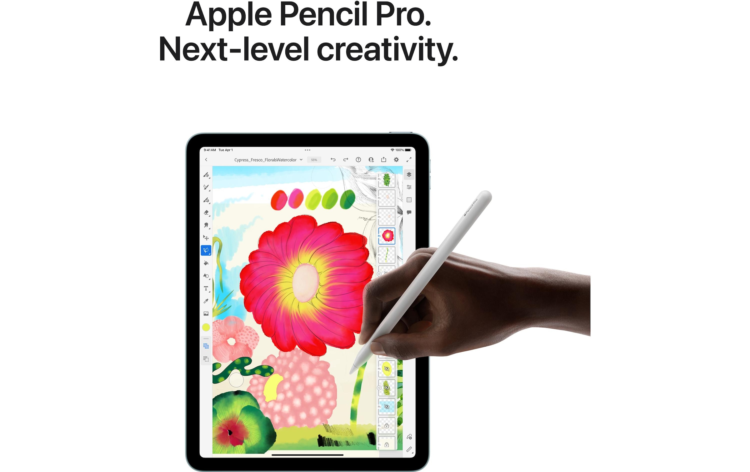Apple Tablet »Apple iPad Air (2025) M3, 13 Zoll« (33 cm / 13 ″) iPadOS Retina )