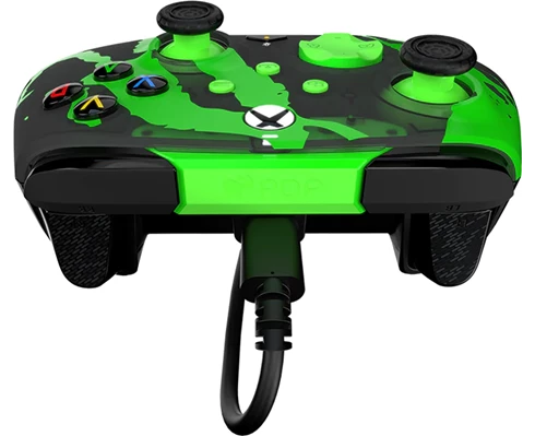 PDP Rematch Wired Controller - Jolt Green (Glow In Dark)