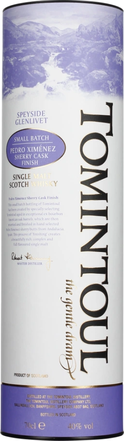 TOMINTOUL PEDRO XIMENEZ SHERRY CASK FINISH 70CL
