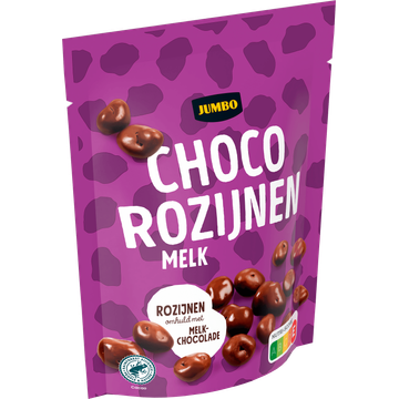 Jumbo Choco Rozijnen Melk 200 g
