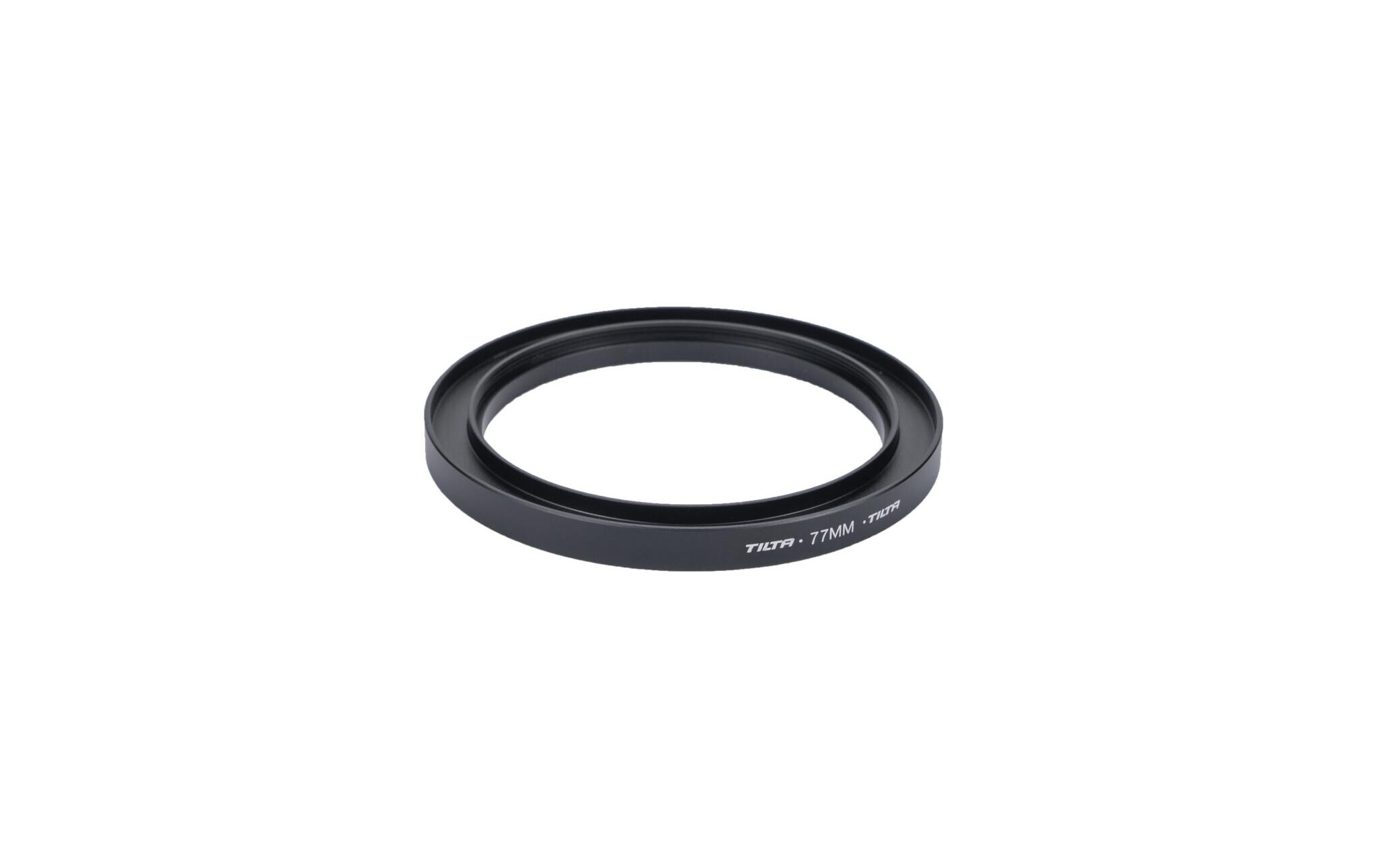 Adapter Ring 77 mmErmöglicht die Montage der Tilta Mirage Matte Box direkt an einem Fotoobjektiv