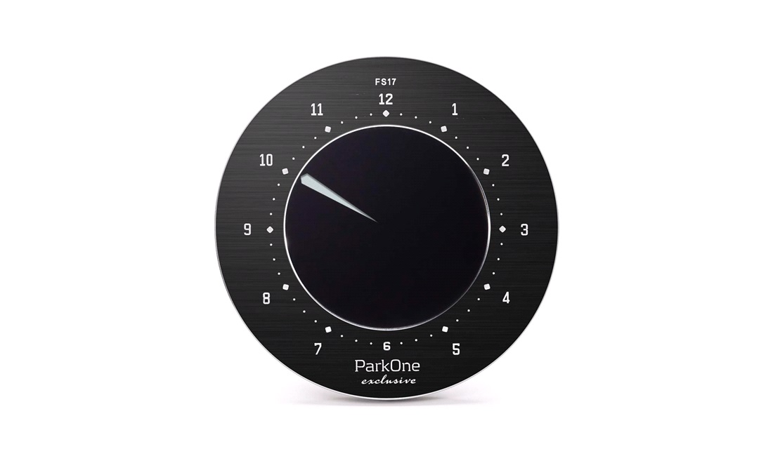 Elektronisk P-skive ParkOne Exclusive BK