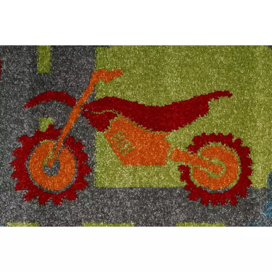 Sigikid Kinderteppich Traffic grün