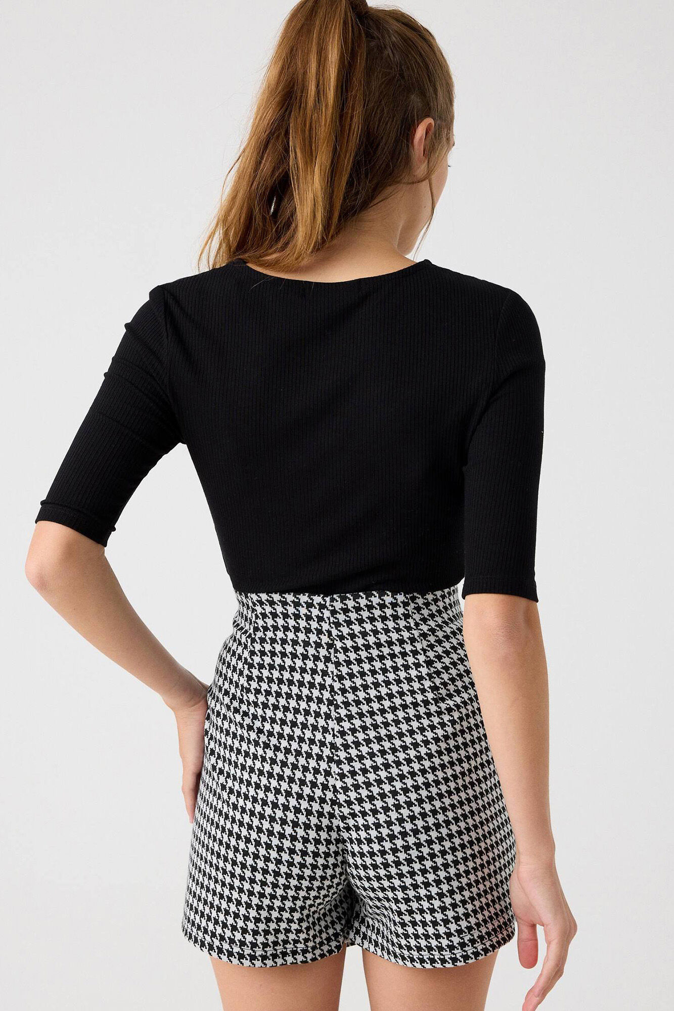 Botões Jacquard para Saia-Calça