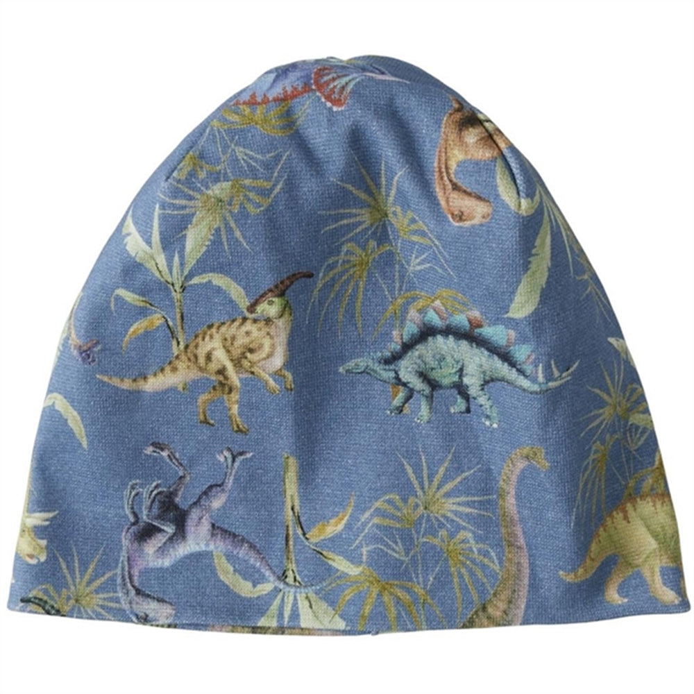 Køb Name it Coronet Blue Maxi Drop Beanie AOP
