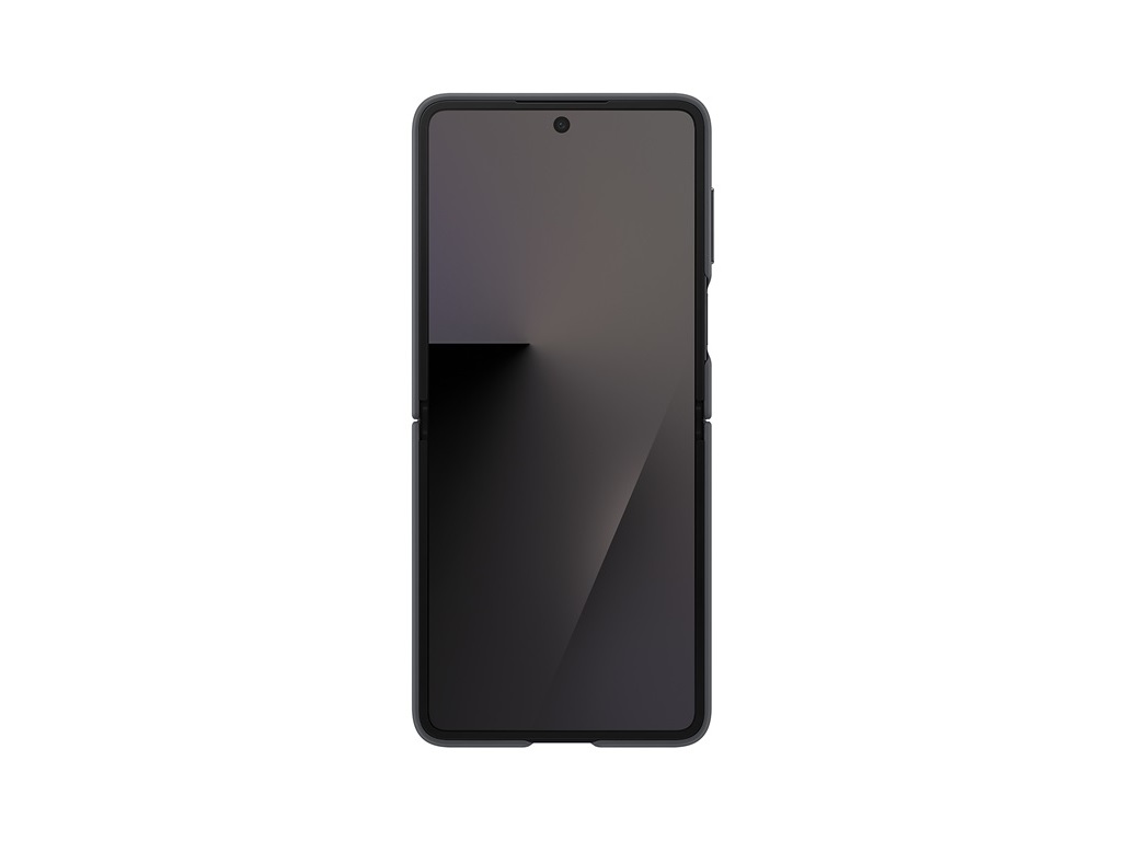CAPA SAMSUNG SILICONE COM ANEL FLIP 7 PRETA