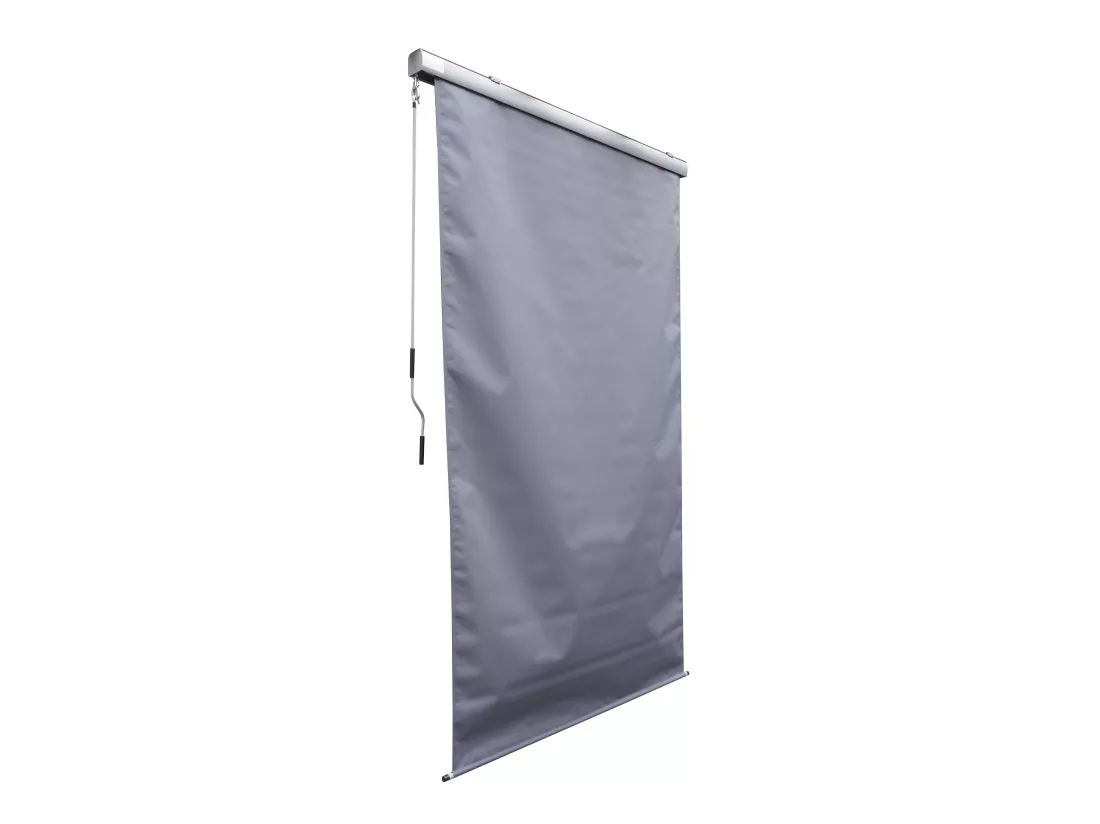 Store enrouleur occultant avec coffre en aluminium et textile L1,6 x H2,5 m - PASSOE