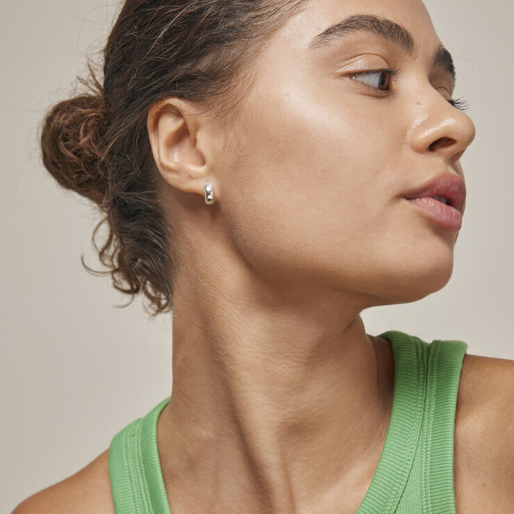 ENAMEL Copenhagen Hoops, Classic Wide 925s