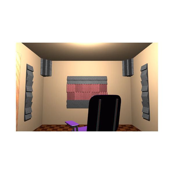 Auralex Acoustics Roominators Alpha-DST burgunder