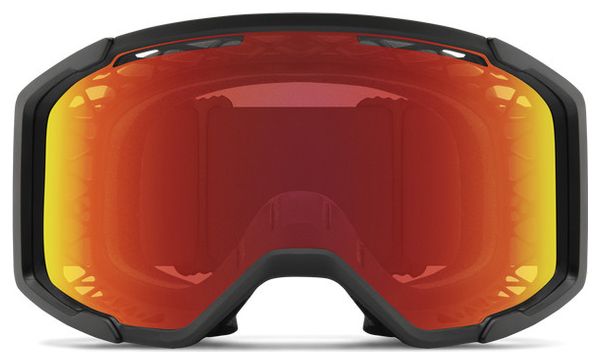 Masque VTT Smith Rhythm MTB Black   ChromaPop Everyday Red Mirror