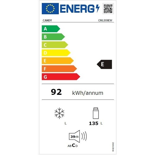 Réfrigérateur top Candy CMLS59EW Blanc
