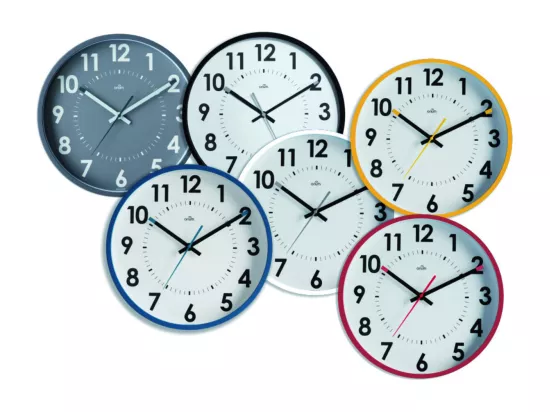 Horloge silencieuse Abylis Ø30cm - Noir - Orium