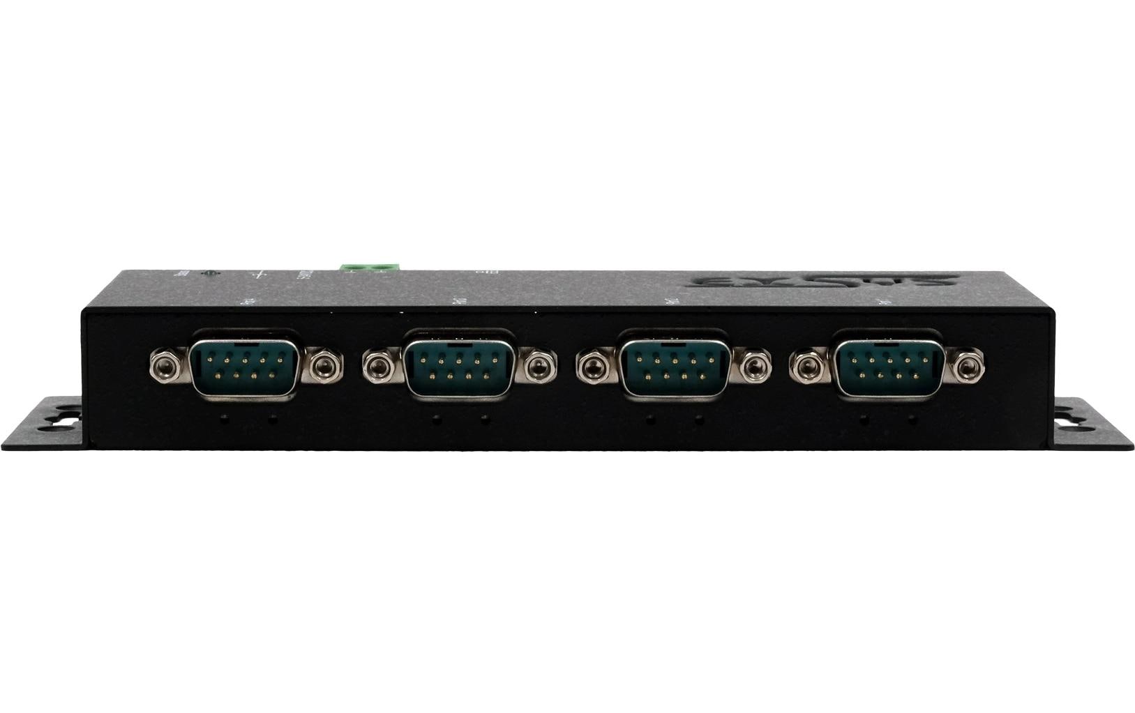 Serieller Geräteserver EX-6114-2 4-Port-RS-232<br>Ethernet zu 4x RS-232 Seriell, nur für Windows Betriebssysteme
