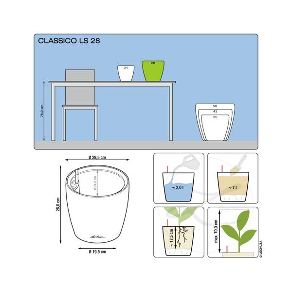 LECHUZA® CLASSICO LS, All-in-One-Set