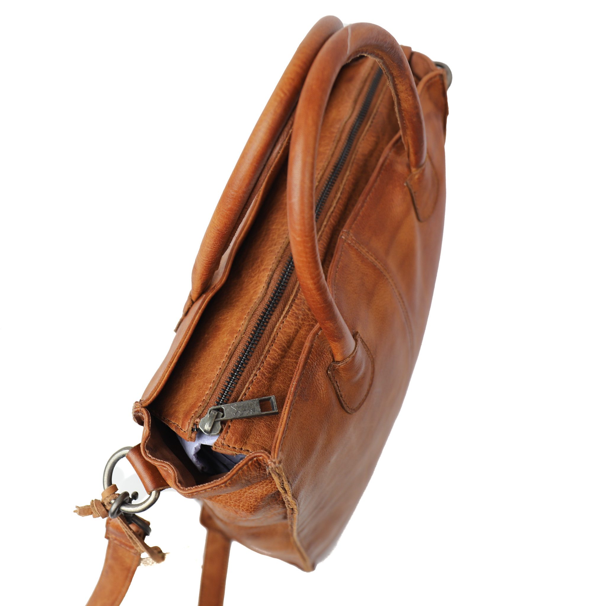 Bear Design Callisto Pelle Handtas Bonnie XL Cognac CP2208