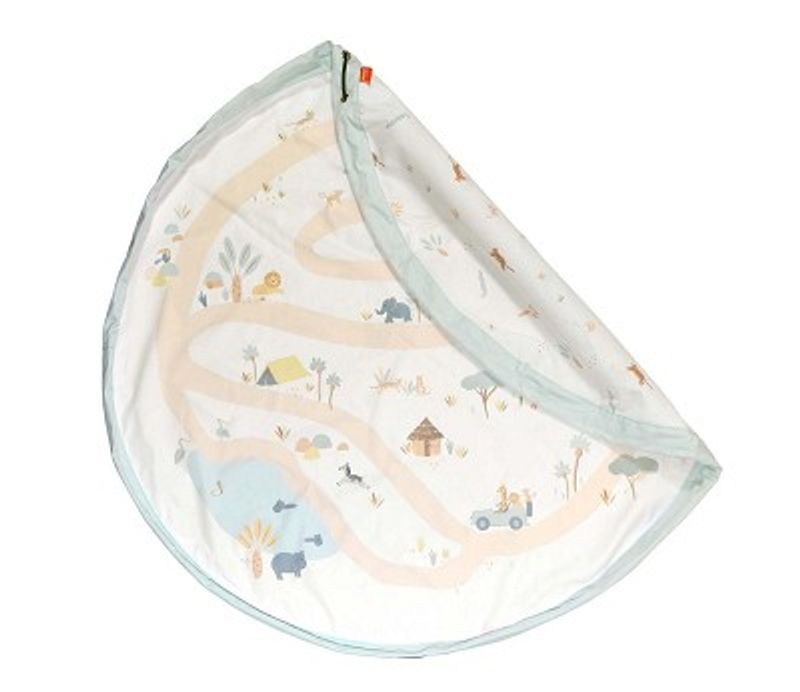 Play & Go Oppbevaringspose og Leketeppe, Jungelmotiv