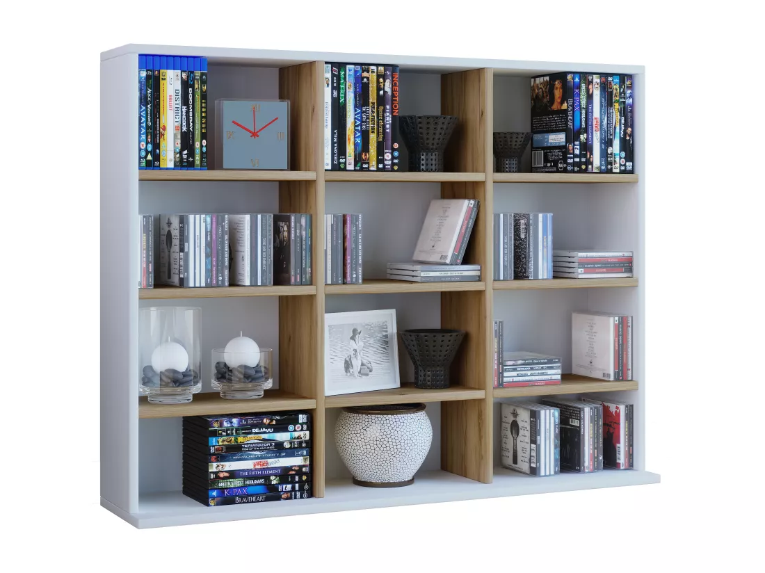 Étagère sur pied Bibliothèque Étagère Megosa L