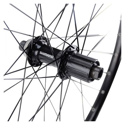 ROUE 275  VTT ARRIERE JANTE ALU KLIXX TUBELESS READY NOIRE FREIN DISQUE CENTERLOCK MOYEU SHIMANO MT400 BOOST TX12 148mm CASSETTE 9/10/11V (584X23) .