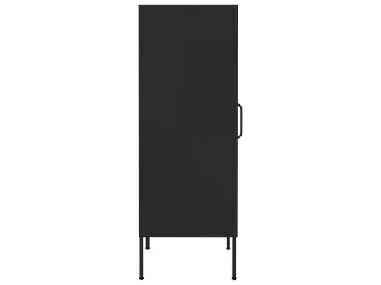 Armoire de rangement Noir 42,5x35x101,5 cm Acier