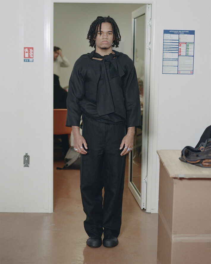 BASERANGE STOA PANTS Black