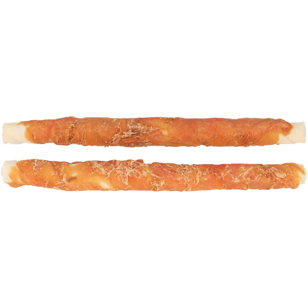 Welkoop - Kauwstaaf Twist - Extra Kipsmaak - 2 Stuks - Kip - M