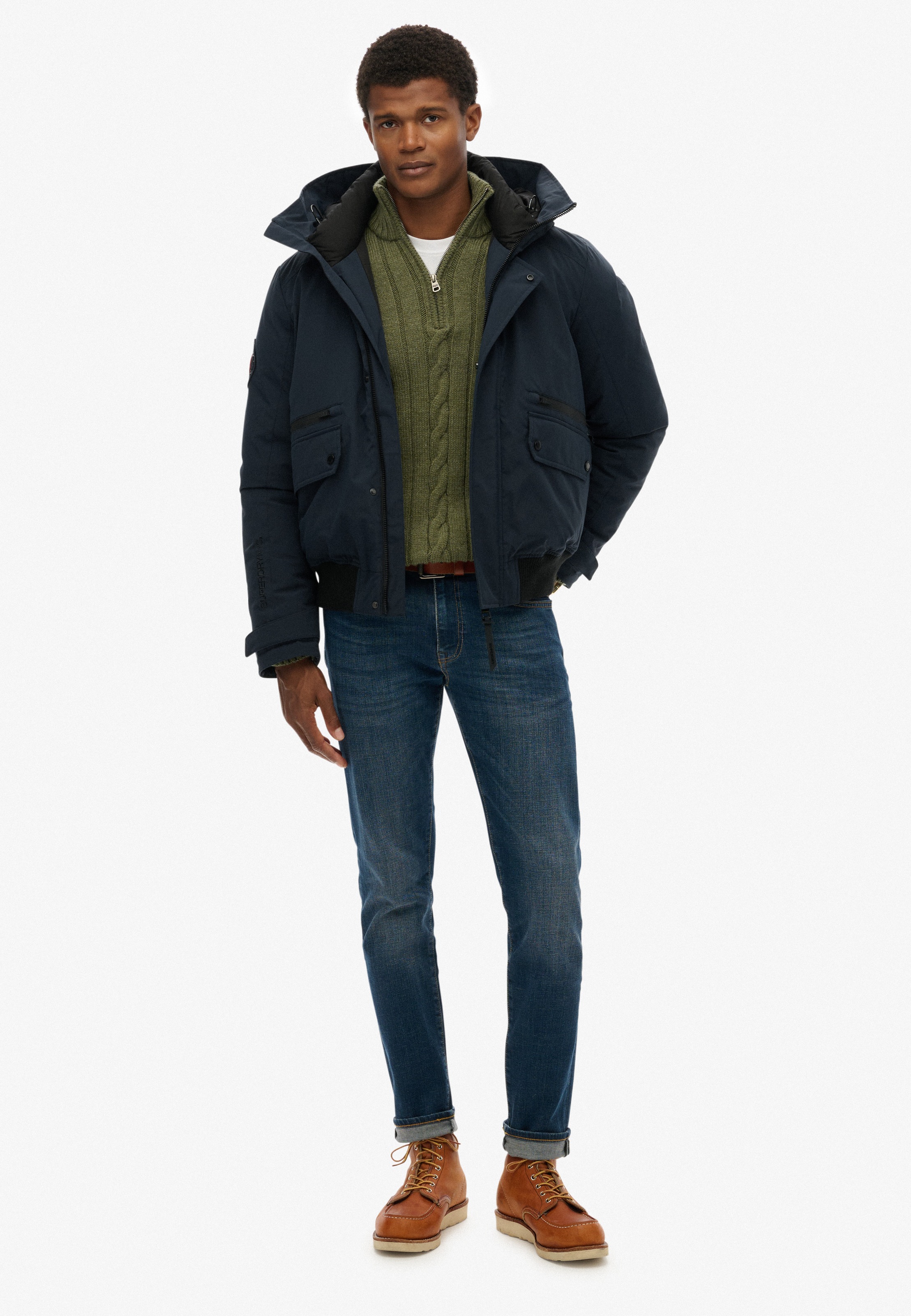 Superdry Steppjacke »CITY PADDED BOMBER JACKET« ohne Kapuze