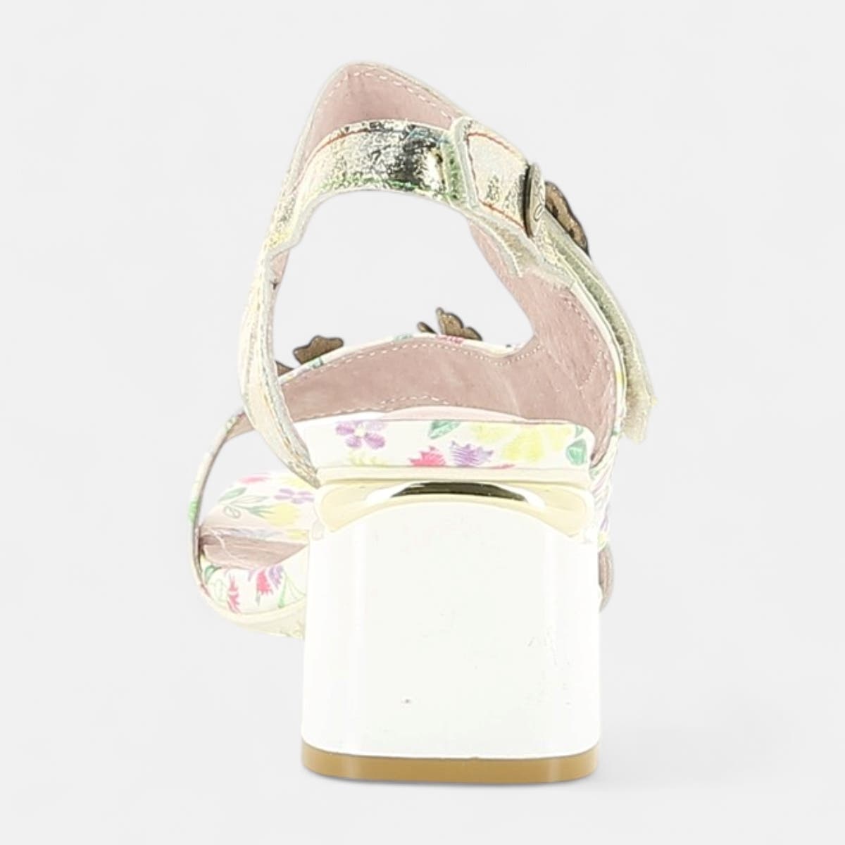 Nu-pieds à talon Femme beige