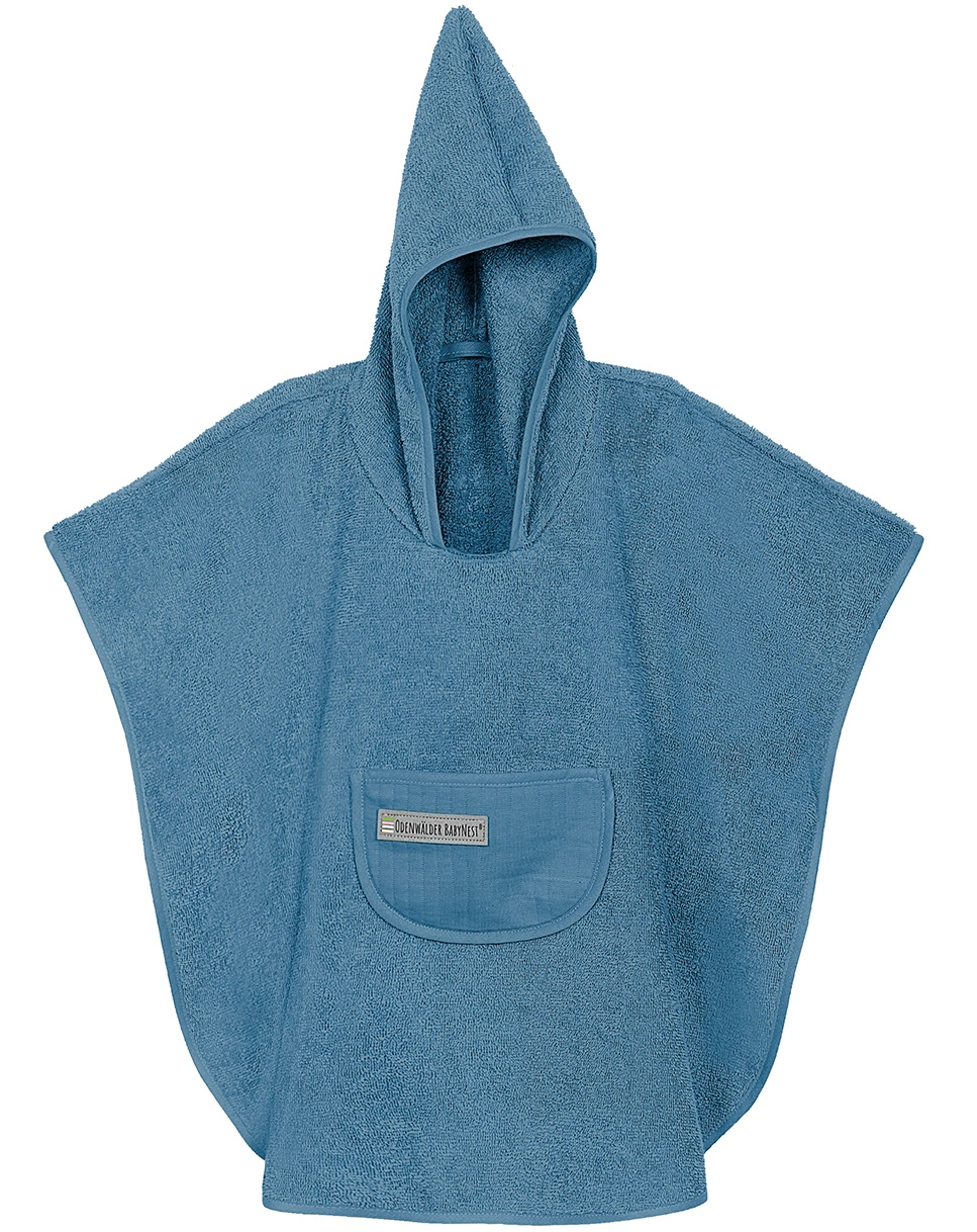 Frottee-Badeponcho UNI in spaceblue