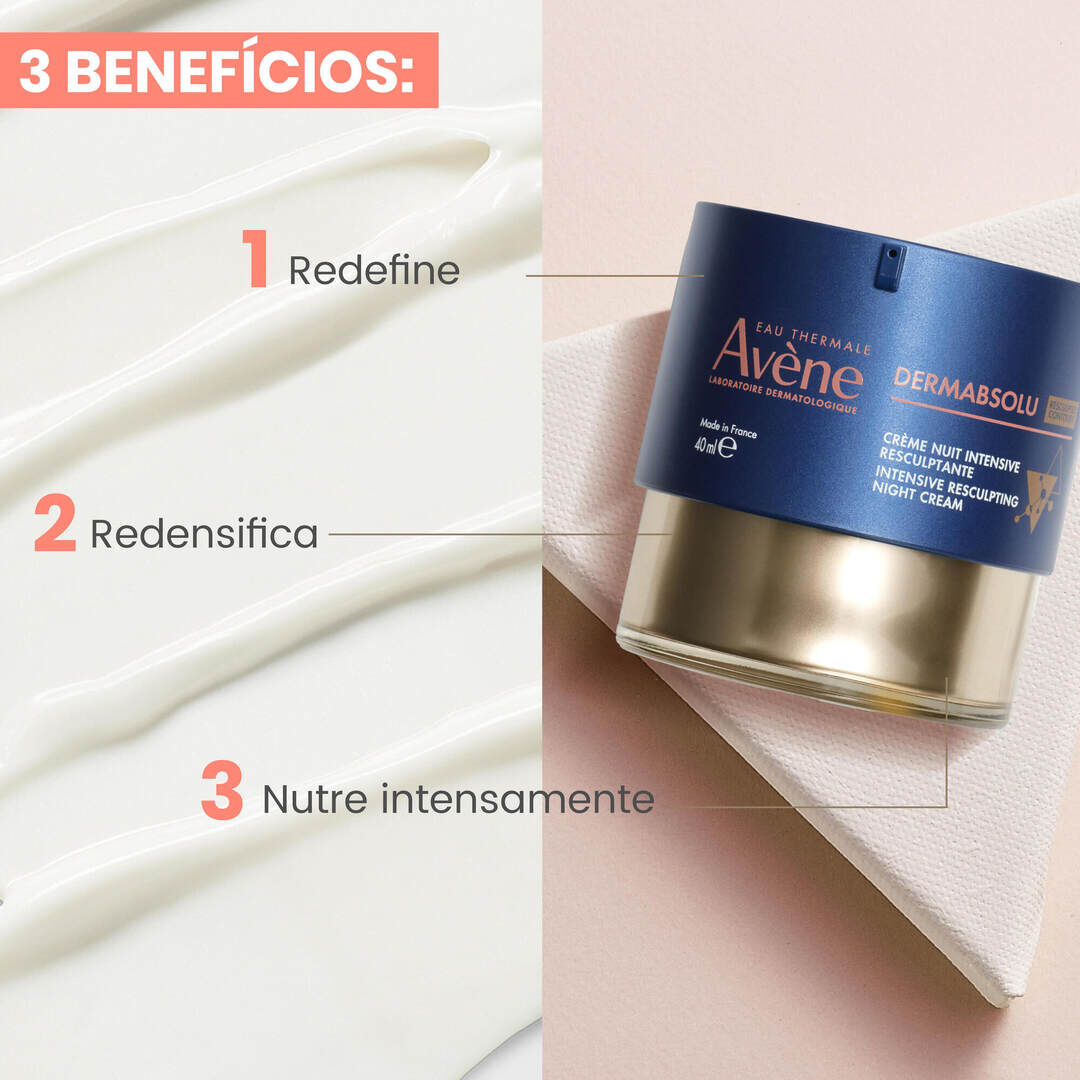 AVENE  DermAbsolu Creme Noite Antirrugas - 40ml