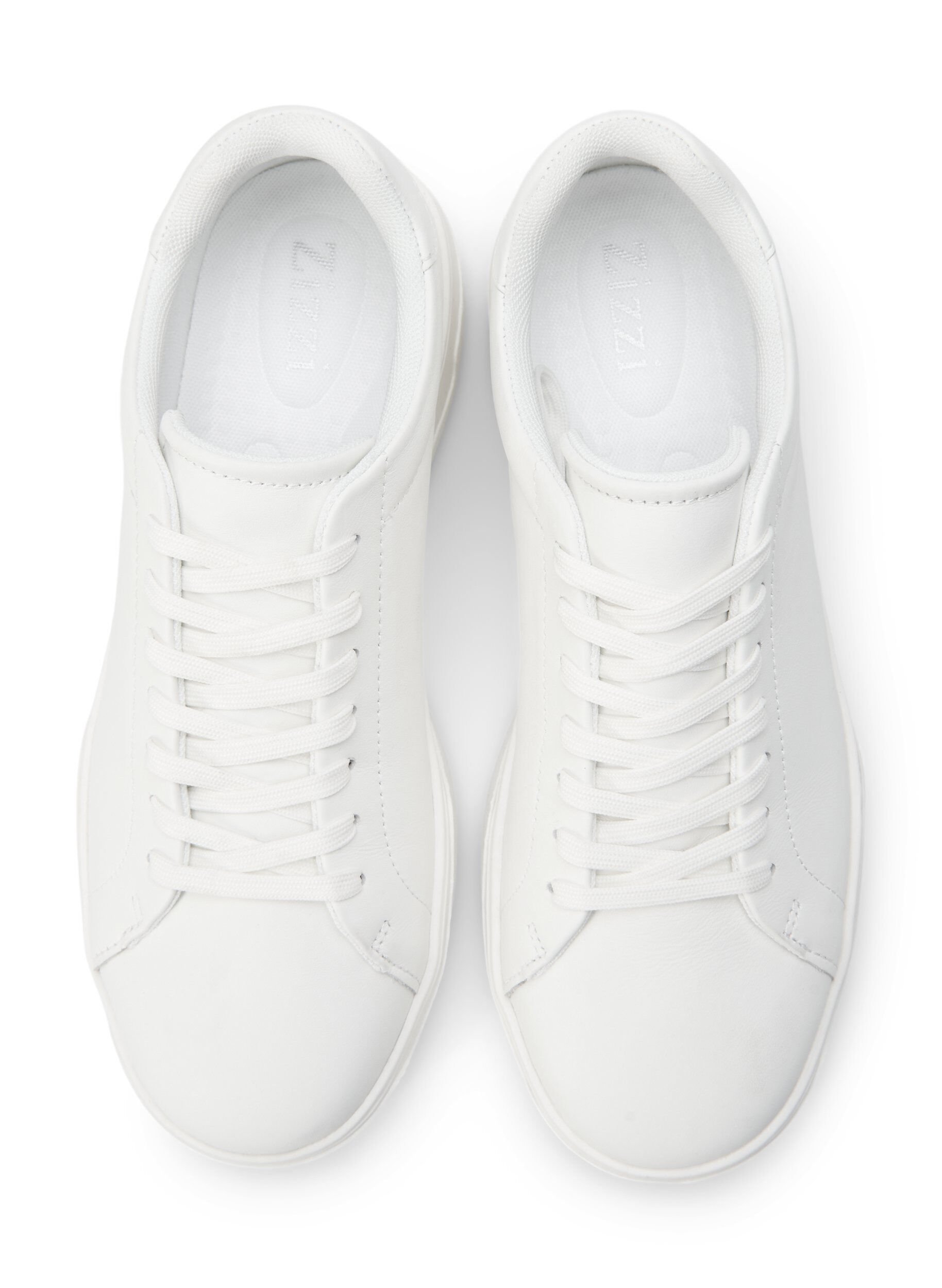 Wide fit - Læder sneakers