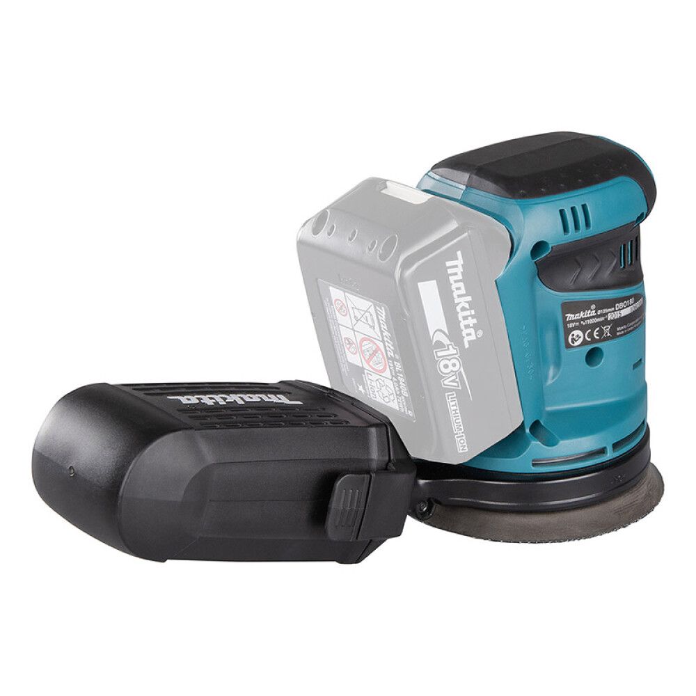 EKSENTERSLIPER MAKITA DBO180Z 18V 125MM UTEN BATTERI