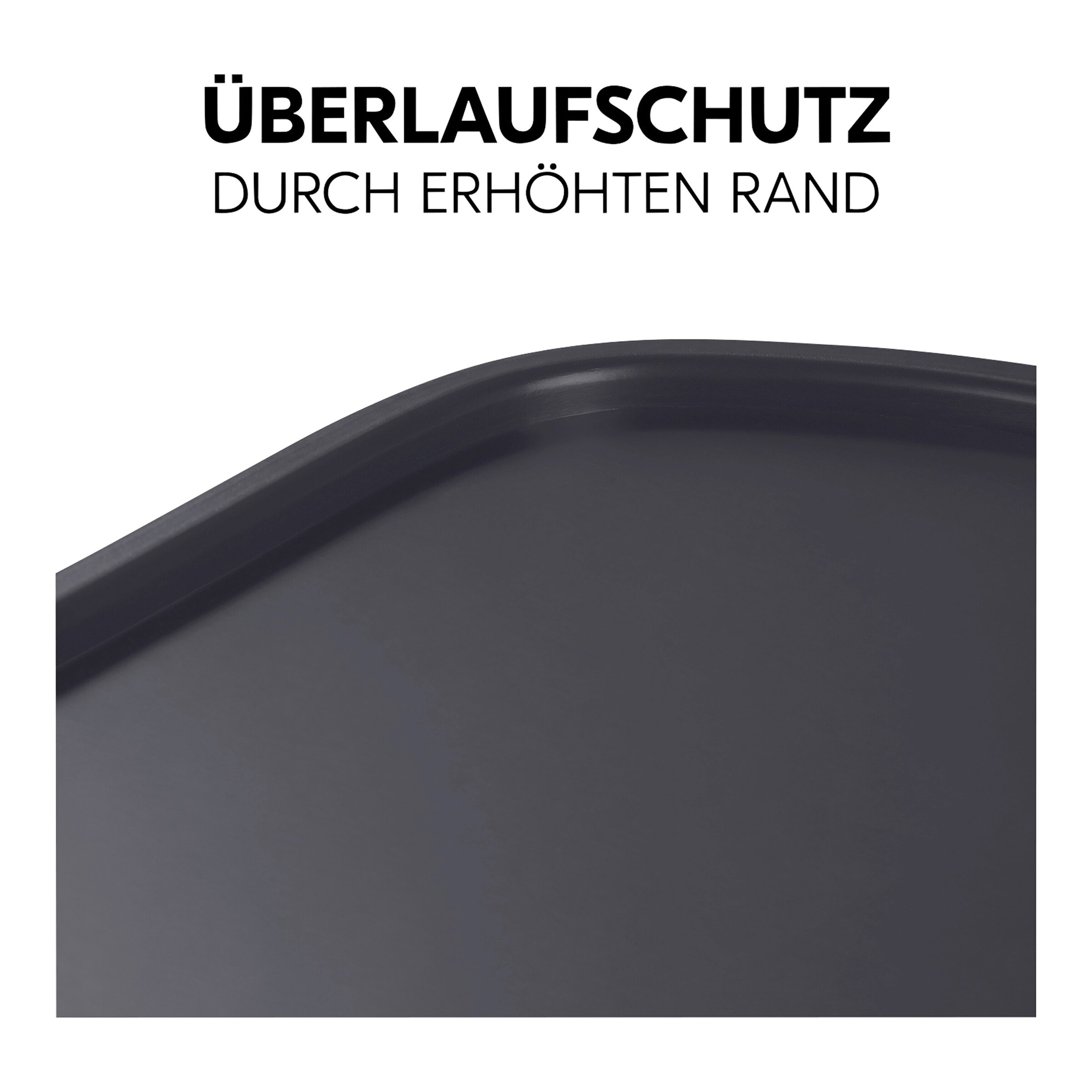 Hauck Hochstuhltisch Alpha Wooden Tray dark grey