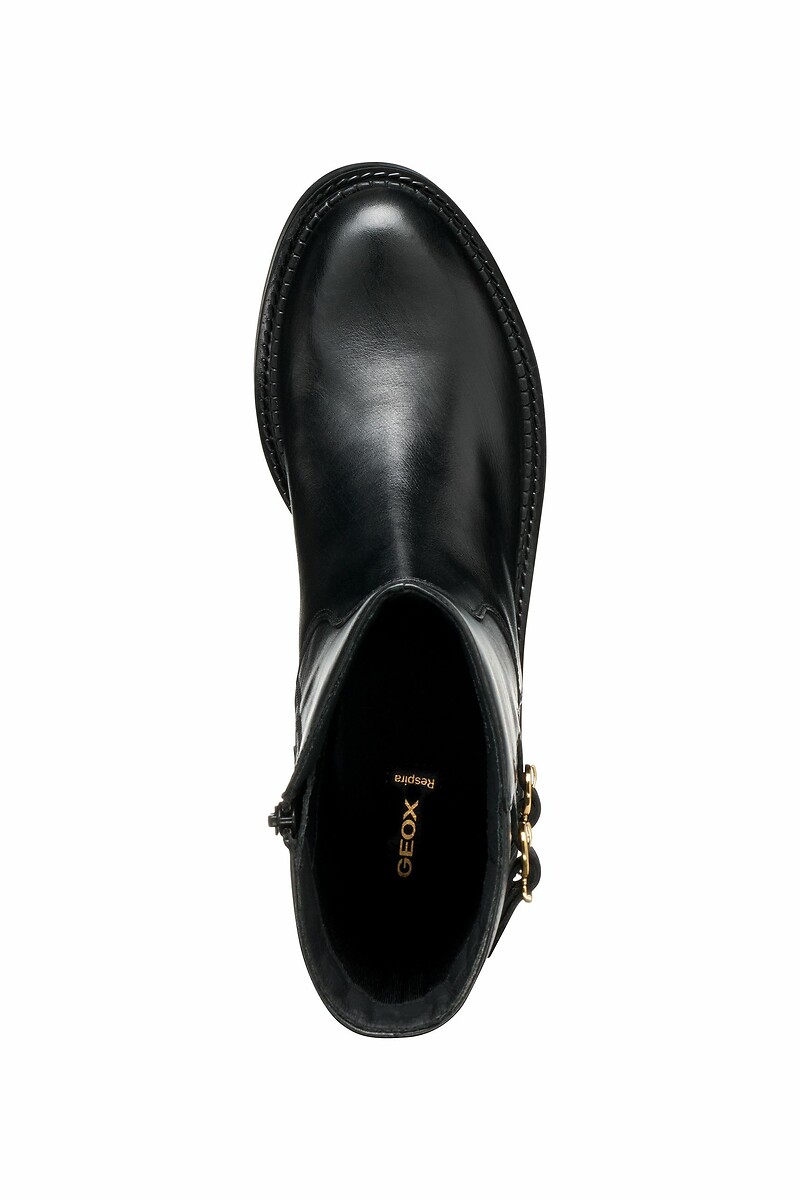 GEOX<br>Botas de couro respiráveis de cano médio Serild