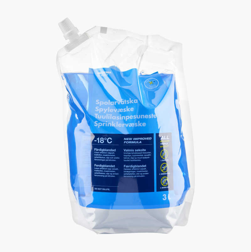 Ferdigblandet vindusspylervæske, 3 liter