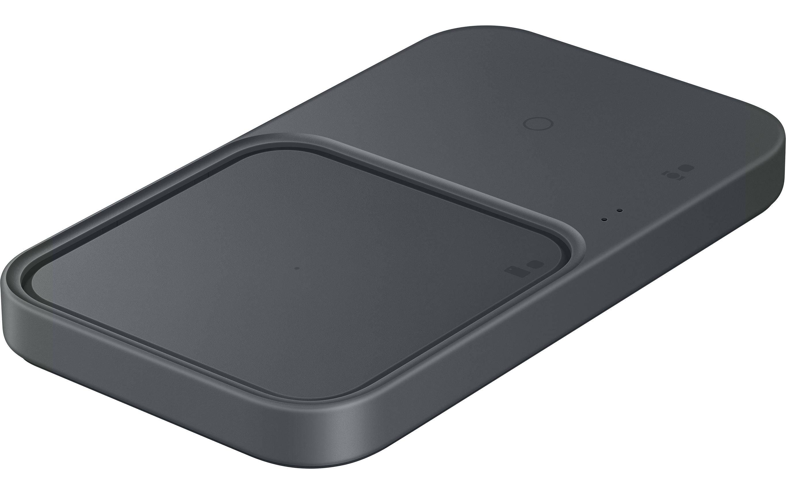Wireless Charger Pad Duo EP-P5400 SchwarzInduktives Ladepad für kompatible Smartphones, Galaxy Watch und Galaxy Buds