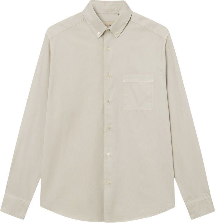 Forét CAMP LIGHT TWILL SHIRT Oat