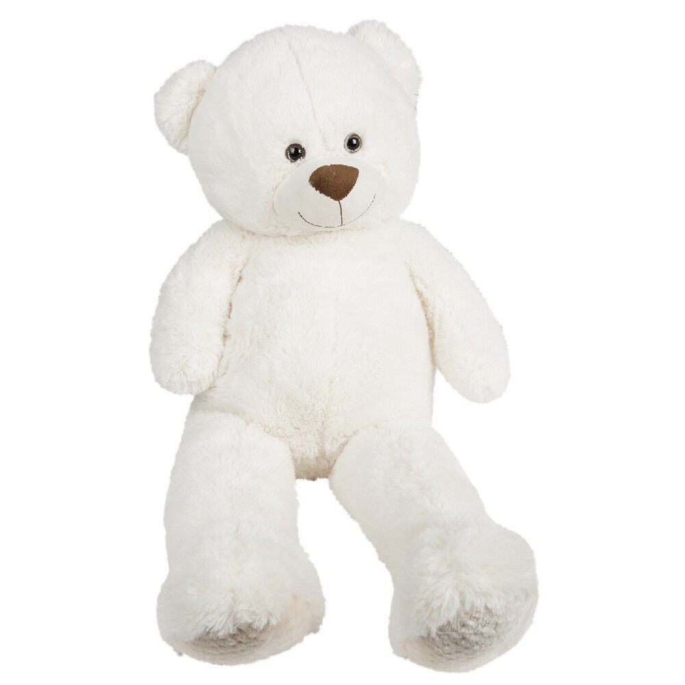 Peluche géante ours blanc